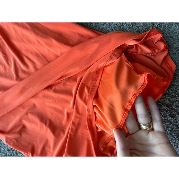 Orange Open back, low back dress NWT, size Medium - Picture 11 of 11
